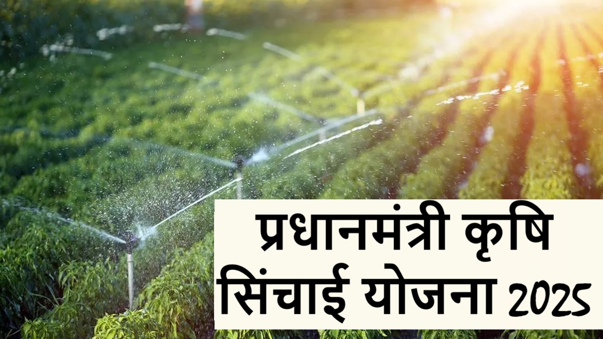 PM Krishi sinchai Yojana 2025: प्रधानमंत्री कृषि सिंचाई योजना के लिए आवेदन शुरू
